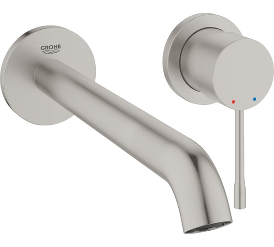 Внешняя часть смесителя для раковины Grohe Essence скрытого монтажа, на 2 отверстия, L-Size, суперсталь () 29193DC1