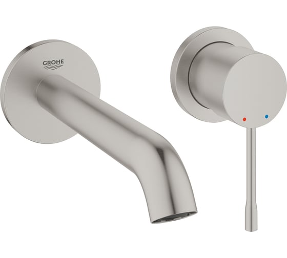 Внешняя часть смесителя для раковины Grohe Essence скрытого монтажа, на 2 отверстия, M-Size, суперсталь () 29192DC1