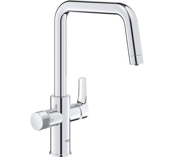 Смеситель для кухонной мойки Grohe Blue Pure Eurosmart с функцией фильтрации, без фильтра в комплекте, хром () 30583000