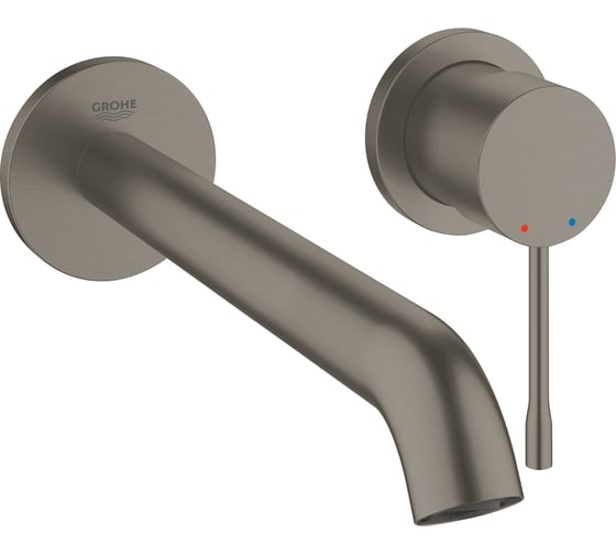 Внешняя часть смесителя для раковины Grohe Essence скрытого монтажа, на 2 отверстия, L-Size, темный графит матовый () 29193AL1