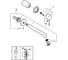 Внешняя часть смесителя для раковины Grohe Essence скрытого монтажа, на 2 отверстия, L-Size, темный графит матовый () 29193AL1 3