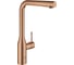Смеситель для кухни Grohe Essence с вытяжным изливом 2jet, теплый закат глянец () 30504DA0 1