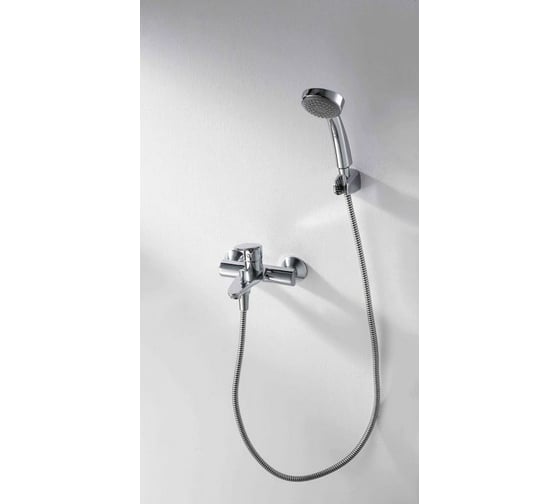 Смеситель для ванны с коротким изливом с аксессуарами Bravat Drop F64898C-B