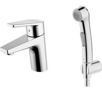 Смеситель для умывальника Bravat Line с гигиеническим душем F15299C-2