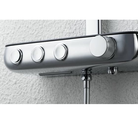 Душевая колонна с термостатом Bravat Cobble F6389423CP-A1-ENG