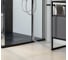 Дверь душевая ALLEN BRAU PRIORITY, 8 мм, 1200 мм, стекло Optiwhite, Easyclean, графит браш, 00375512 6