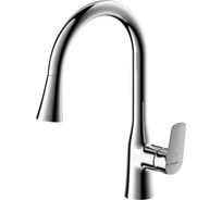 Смеситель для кухни Bravat с вытяжным изливом F7460564CP-ENG