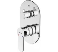 Встраиваемый в стену смеситель Bravat New Moon 3-функции P69191C-2-RUS