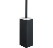 Ерш IDDIS On-X матовое стекло, вставка из белого камня, латунь, черный матовый ONXBL00i47