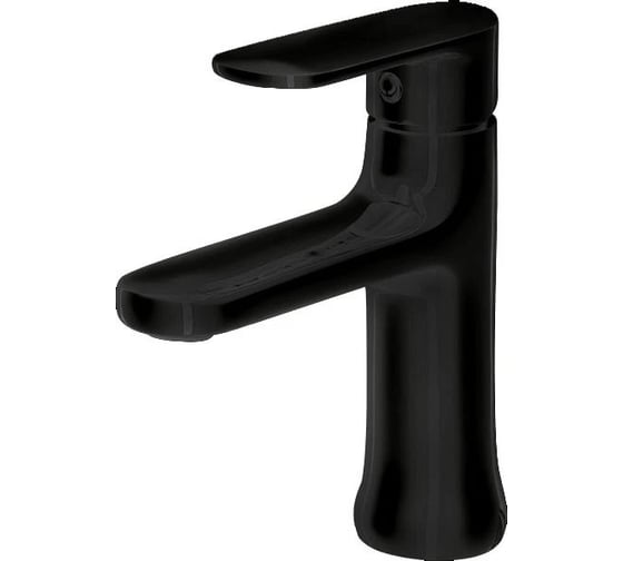 Смеситель для умывальника Bravat OPAL BLACK черный F1125183BM-RUS