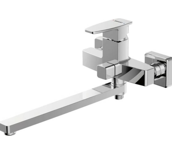 Смеситель для ванны с длинным изливом Bravat Riffle F672106C-L