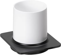 Держатель для зубных щеток BEMETA ORGANIC BLACK нержавеющая сталь, стекло 167111050