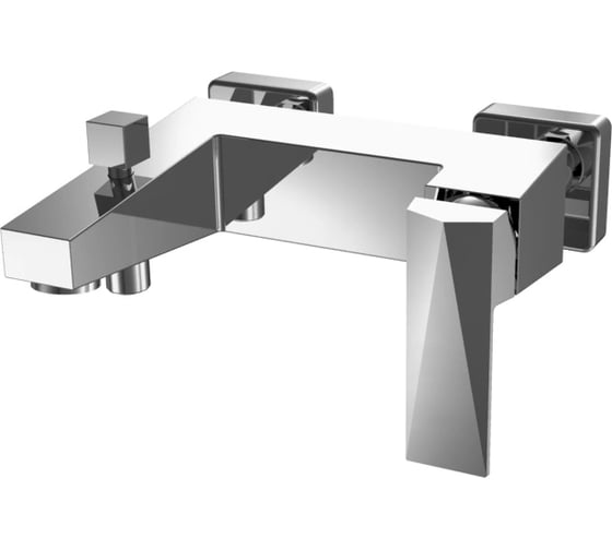 Смеситель для ванны с коротким изливом Bravat Iceberg F676110C-01 1