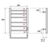 Полотенцесушитель электрический Reflexion home REFLEXION Сахара 600x400, золотой матовый RXT016040GL 4