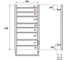 Полотенцесушитель электрический Reflexion home REFLEXION Сахара 800x400, черный матовый RXT018040BL 3