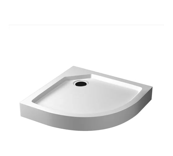 Поддон душевой RGW SMC/R-9090W, 90×90×14 см, белый, полукруглый, 8 ножек в комплекте 57350499-01U