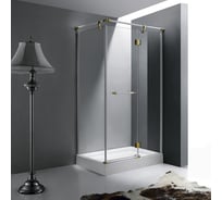 Душевой уголок RGW 80x100x195 VI-41 Прямоуг./Белый/Прозрачное/8 мм (Easy) 02044180-18