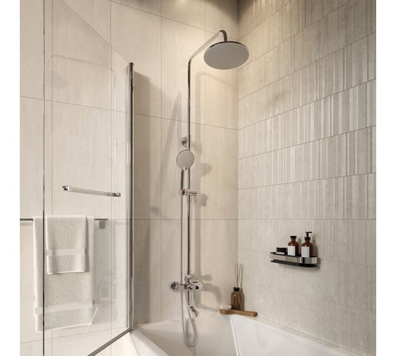 Смеситель с верхним душем и изливом IDDIS Optima Home OPTSB3Fi06