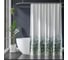 Штора для ванной DEFENDER HOME Nature L-01, 178×183 см, 70 г/м², листья GS701 1