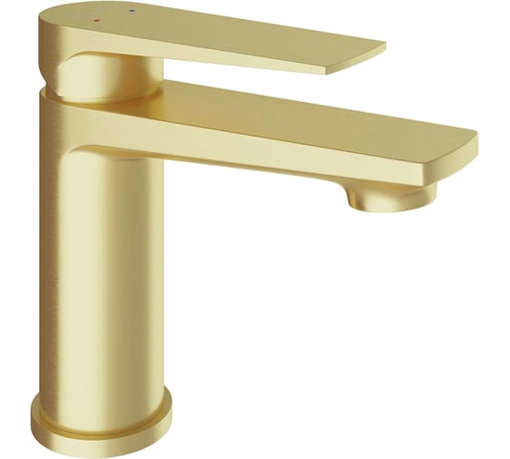 Смеситель для раковины Aqueduto LINHA M, шлифованное золото Aqueduto LIN0250