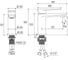 Смеситель для раковины Aqueduto LINHA M, шлифованное золото Aqueduto LIN0250 7