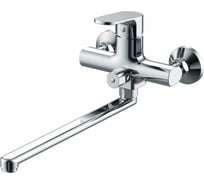 Смеситель для ванны с длинным изливом Bravat Pure F6105161C-01A