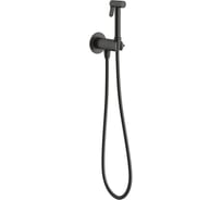 Смеситель скрытого монтажа с гигиеническим душем Aqueduto PUREZA AquaLock, со скрытой частью, оружейная сталь PUR0145