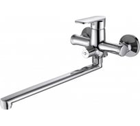 Смеситель для ванны с длинным изливом Bravat Opal F6125183CP-02L-RUS
