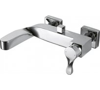 Смеситель для ванны с коротким изливом Bravat Wave F674108C-01