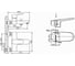 Смеситель для ванны с коротким изливом Bravat Pure F6105161C-01 2