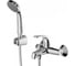 Смеситель для ванны с коротким изливом с аксессуарами Bravat Fit F6135188CP-B-RUS 1