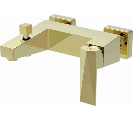 Смеситель для ванны с коротким изливом Bravat Iceberg F676110G-01