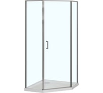Душевое ограждение Azario Сакура, DIA-100×100×195, прозрачное стекло 6 мм, профиль матовый графит AZ-21C-100-MGR-CL 00104906