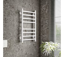 Полотенцесушитель электрический Bauedge BAU Аурелия 40х80, 8 коллекторов, белый матовый RW0006