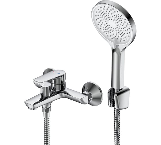 Смеситель одноручный для ванны DECOROOM с коротким изливом, хром DR27036