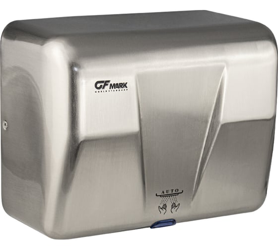 Сушилка для рук GFmark, антивандальная, корпус из нержавеющей стали, 1500W, цвет сатин 6912