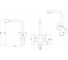 Кухонный смеситель Oulin OL-8021 Matt Gold 2