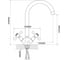 Смеситель для кухни Ammore A5681-C 2