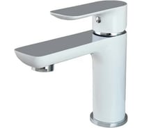 Смеситель для умывальника Gappo 25к белый хром G1048 540129