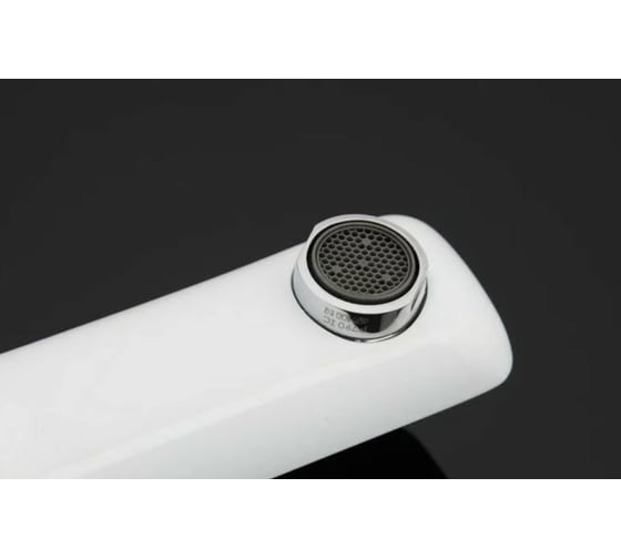 Смеситель для умывальника Gappo 25к белый хром G1048 540129