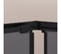 Душевой уголок RGW 90x90x195 PA-86-B NEW Трапеция/Чёрный/Тонированное(серое)/6 мм 38088699-34N 4