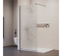 Душевая перегородка RGW 100х210 WA-55-Gr Серый/Лёд/8 мм (Easy) 33105510-2310