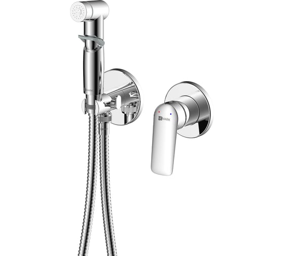 Смеситель с гигиеническим душем, встраиваемый Lemark VERBA хром LM11419C