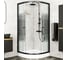 Душевой уголок Bauedge BAU Dream с поддоном 90x90х195, прозрачное закаленное стекло с черной мозаикой 5 мм TY0044 3