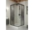 Душевой уголок Bauedge BAU Stil квадратный с поддоном 80x80х195, прозрачное закаленное стекло с черным рисунком TY0040 6