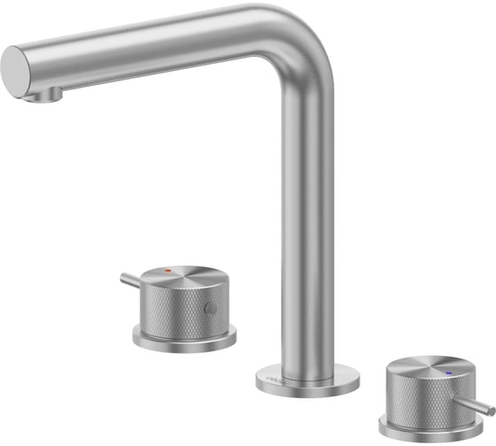 Смеситель ABBER Emotion 316 для раковины, брашированная сталь AF8808BST