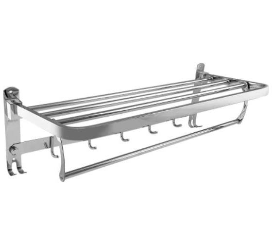 Полка для полотенец с крючками СаМат Плюс (1 шт) SanT-2640