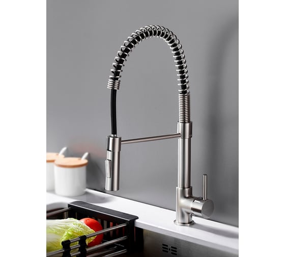 Смеситель для кухни SHIMIZU Shower Satin-s smz1006575