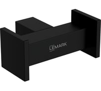 Крючок LEMARK Валдай для полотенец, чёрный, LMA-8111S1-BL