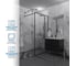 Душевая перегородка GuteWetter SHOWER GLASS GK-24-10мм 120x200 см, цвет фурнитуры черный матовый, цвет стекла бесцветный, стекло закаленное 10 мм 4698033173363 3